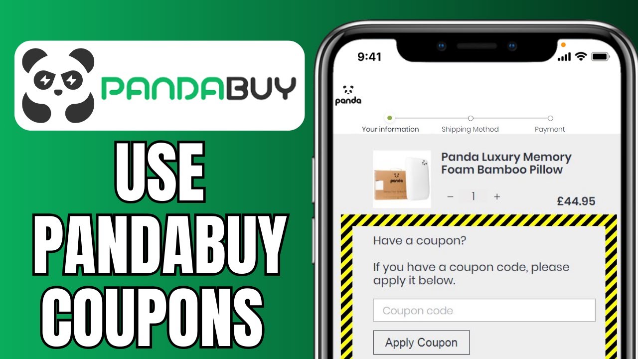 coupon pandabuy shipping