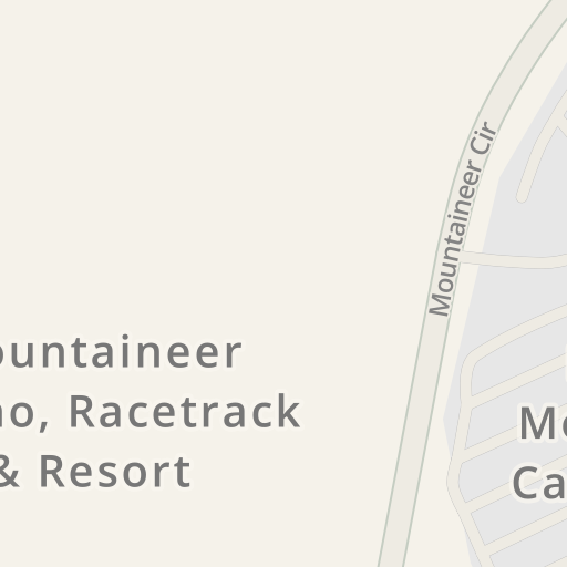 directions to mountaineer casino