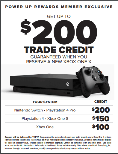 trade in xbox one