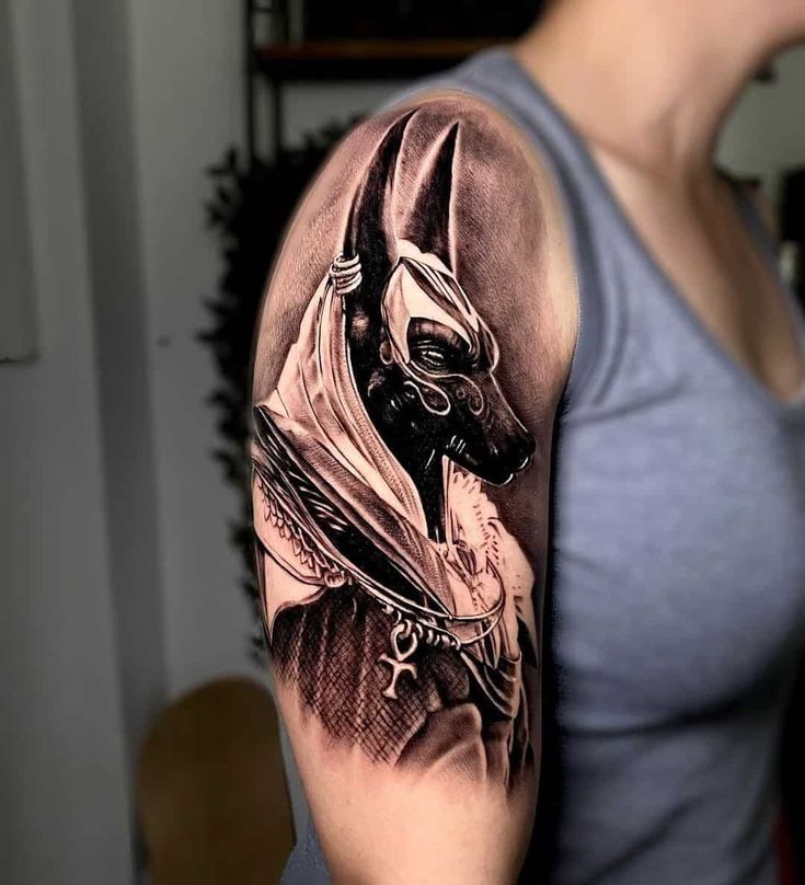 anubis tattoo