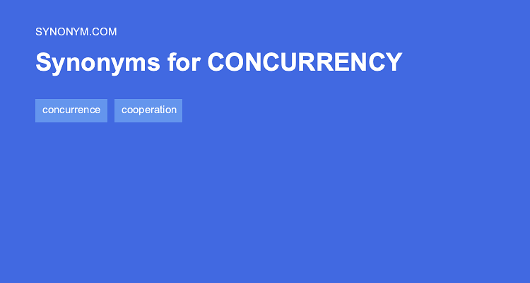 concurrent synonym