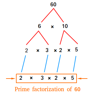 what is the prime factorization of 60