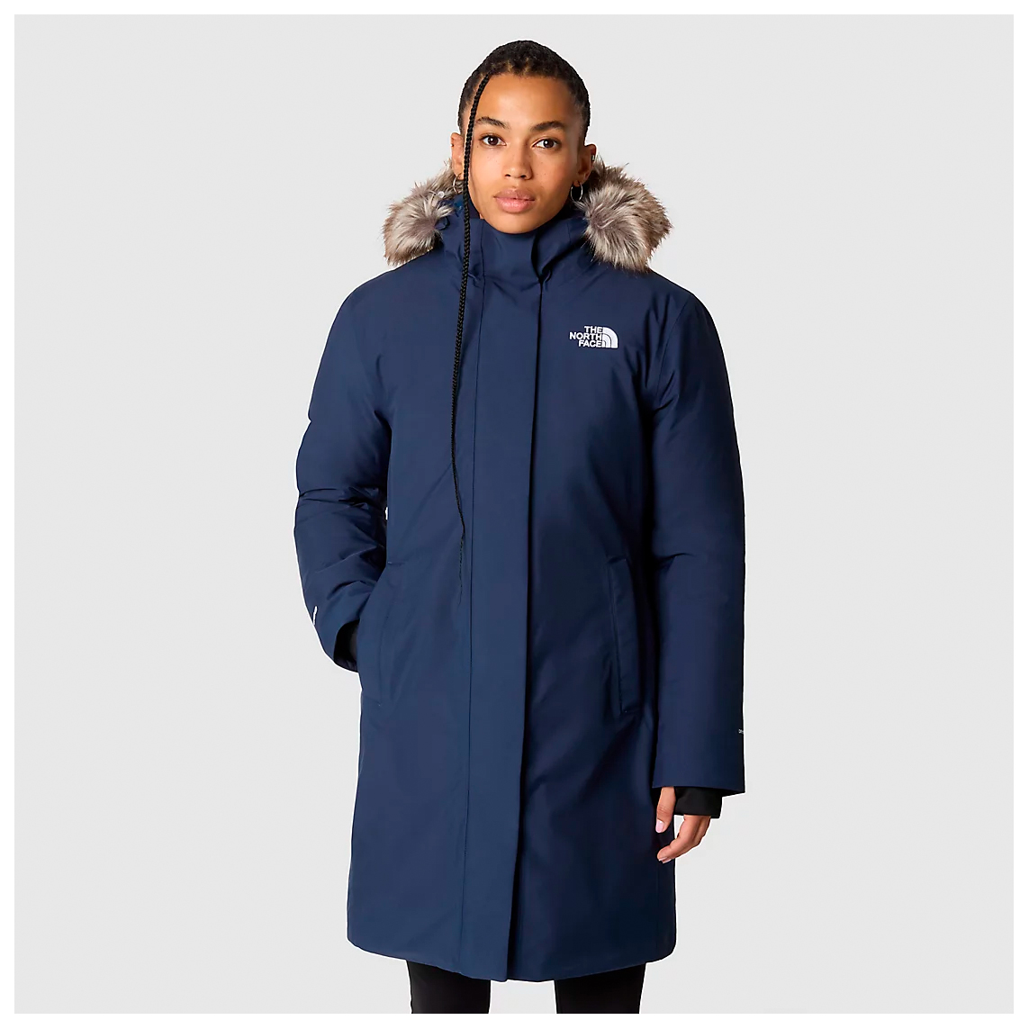 womens long north face jacket