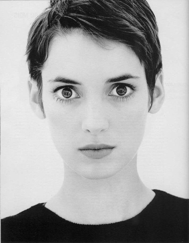 winona ryder pixie hair