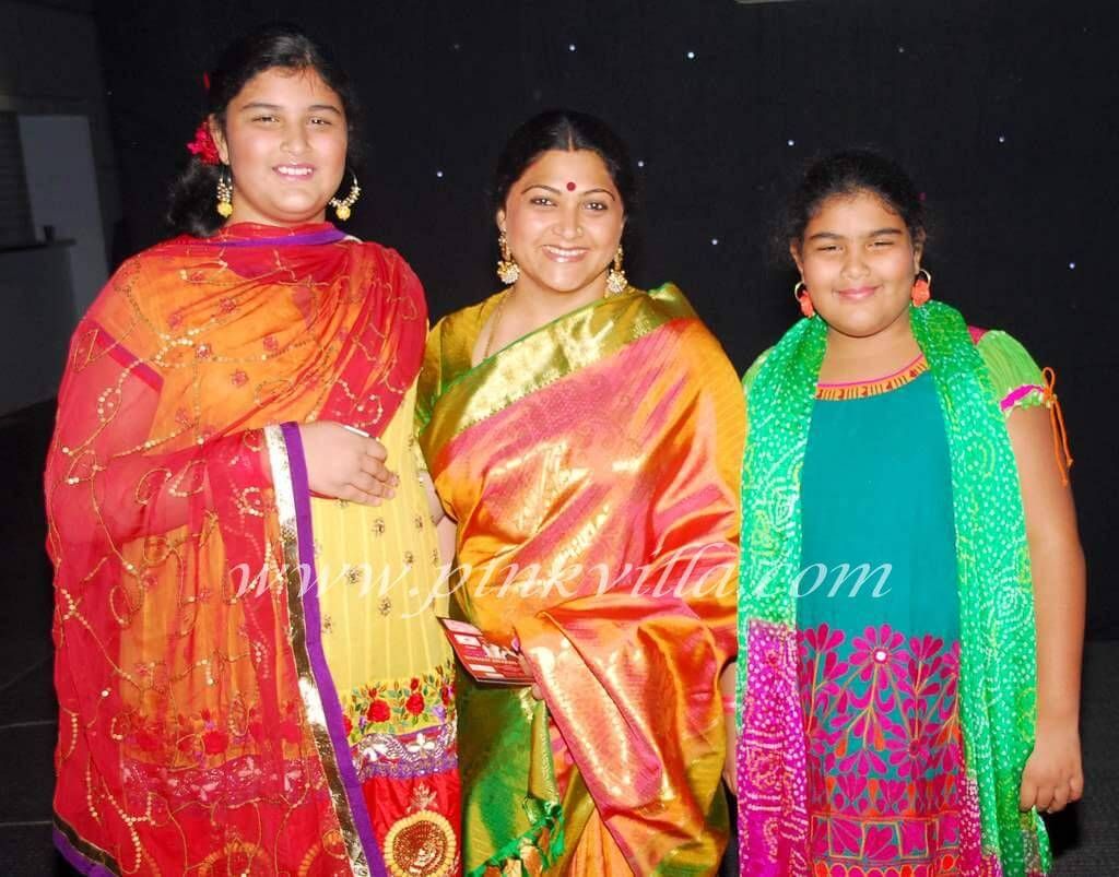 kushboo daughters height