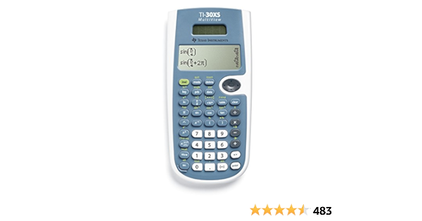 texas instruments ti-30xs multiview scientific calculator