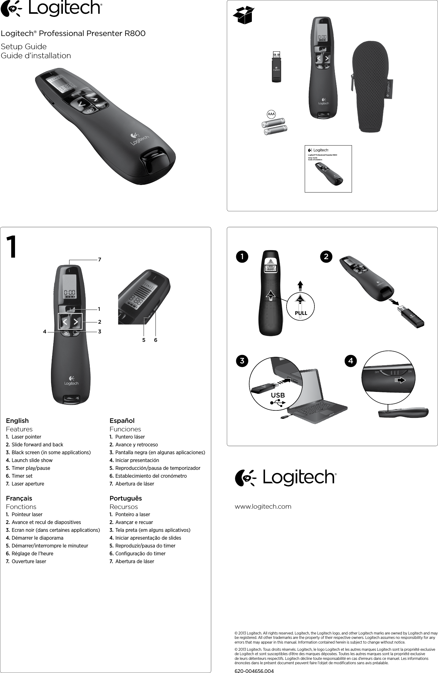 logitech r800 manual