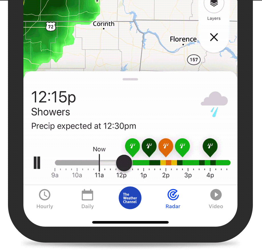 weather channel live radar