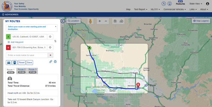 idaho highway cameras