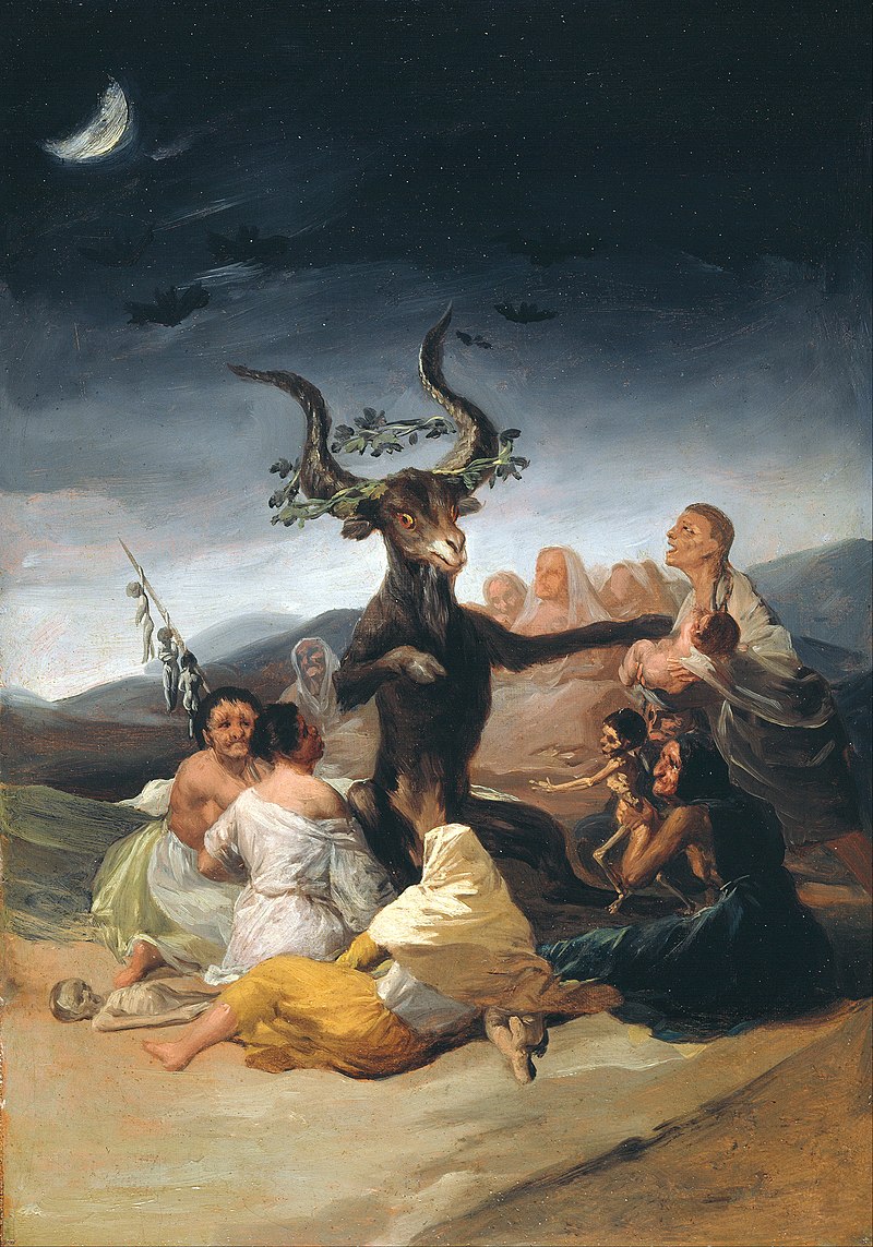 witches going to their sabbath