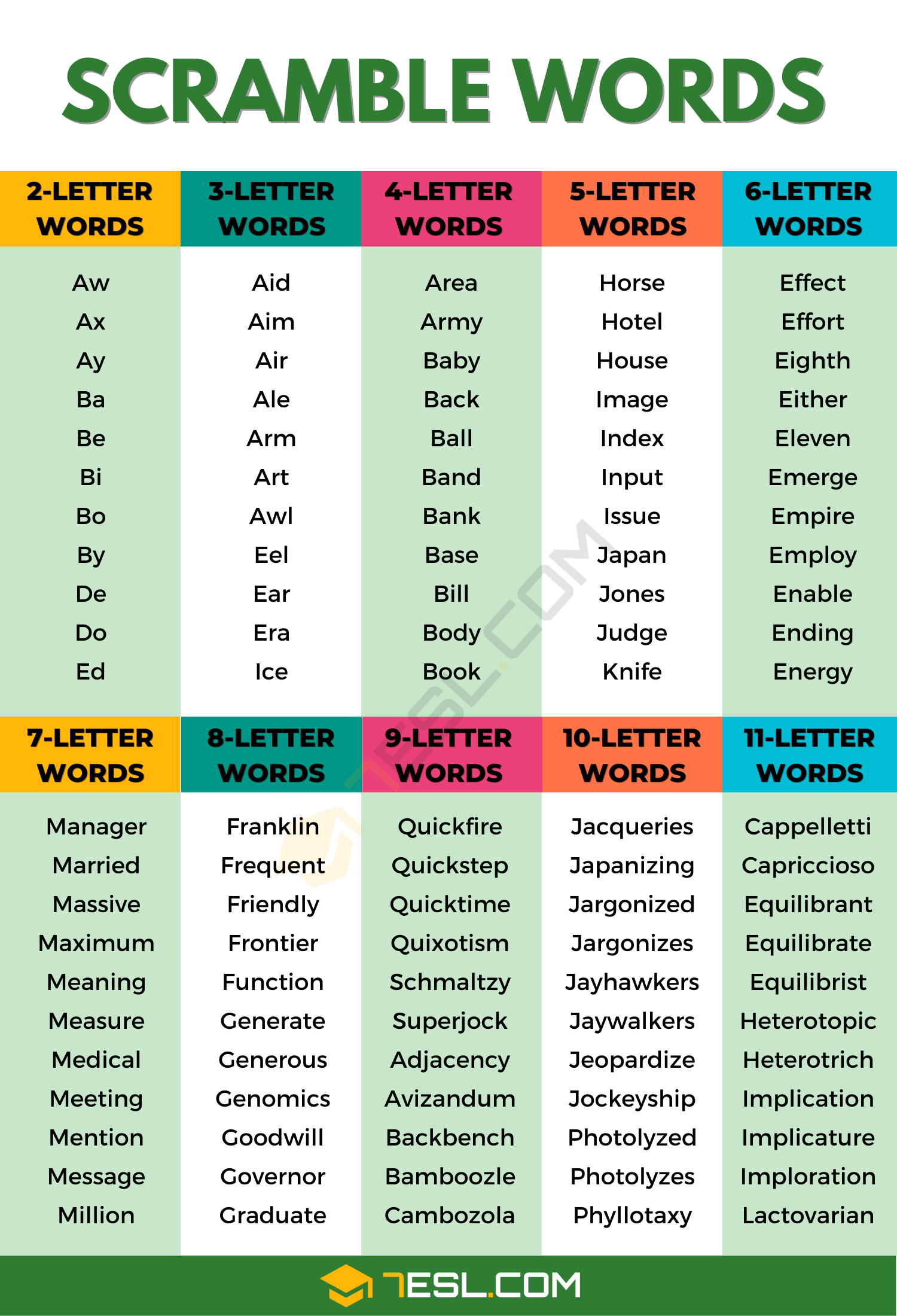 word scrambler 6 letters