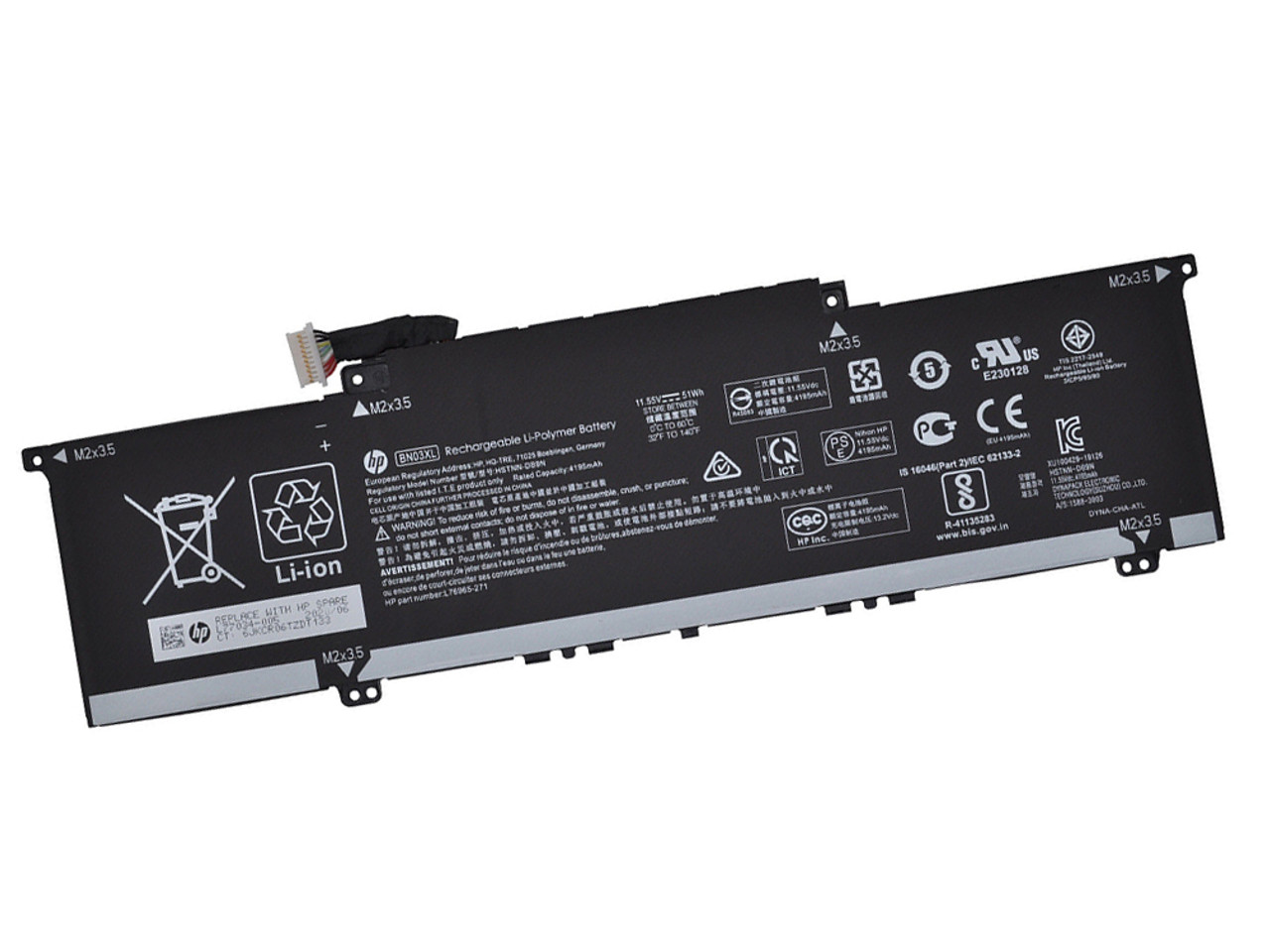 hp envy battery