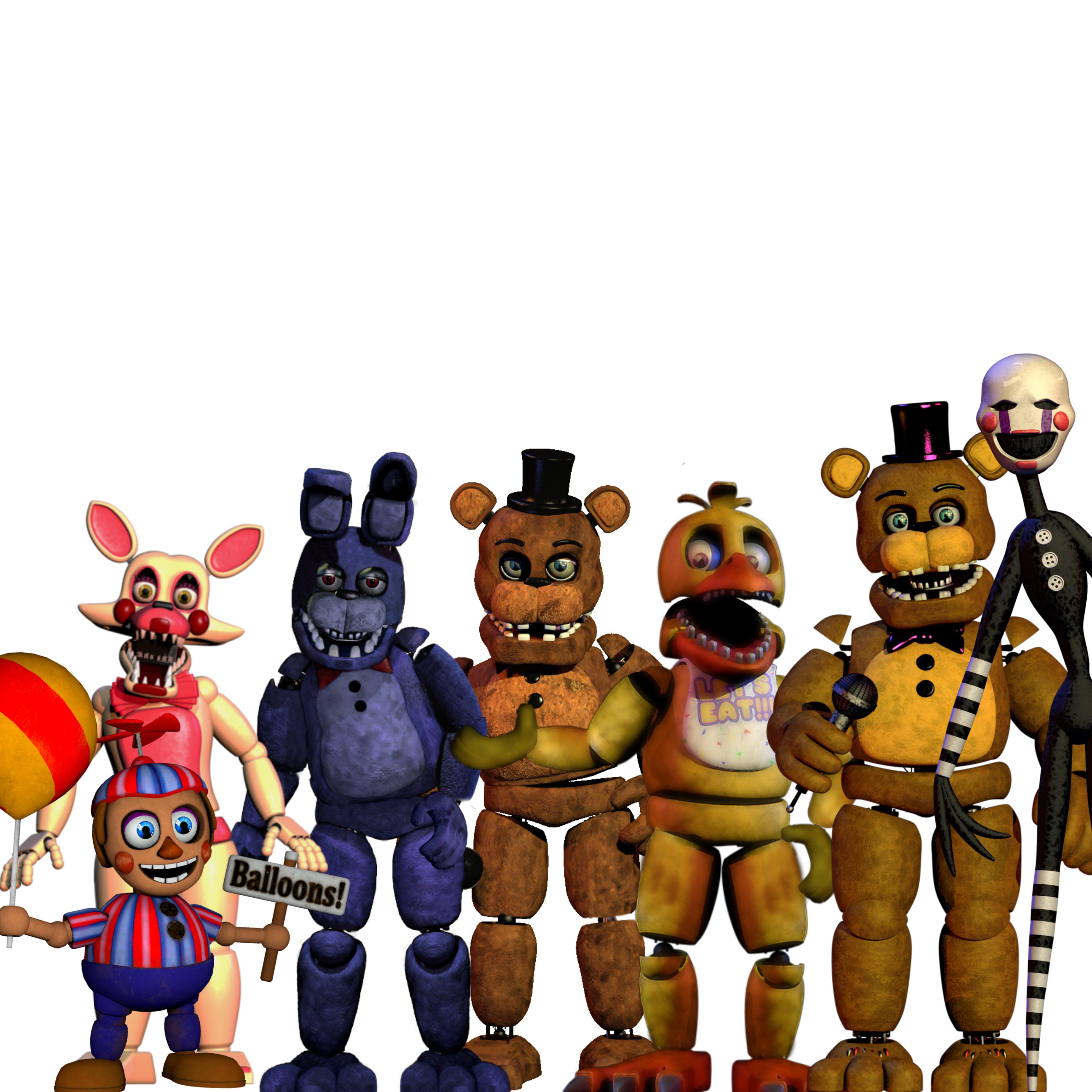 personajes fnaf 2