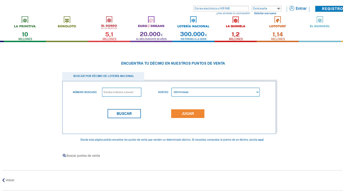 en que administracion de loteria puedo encontrar un numero