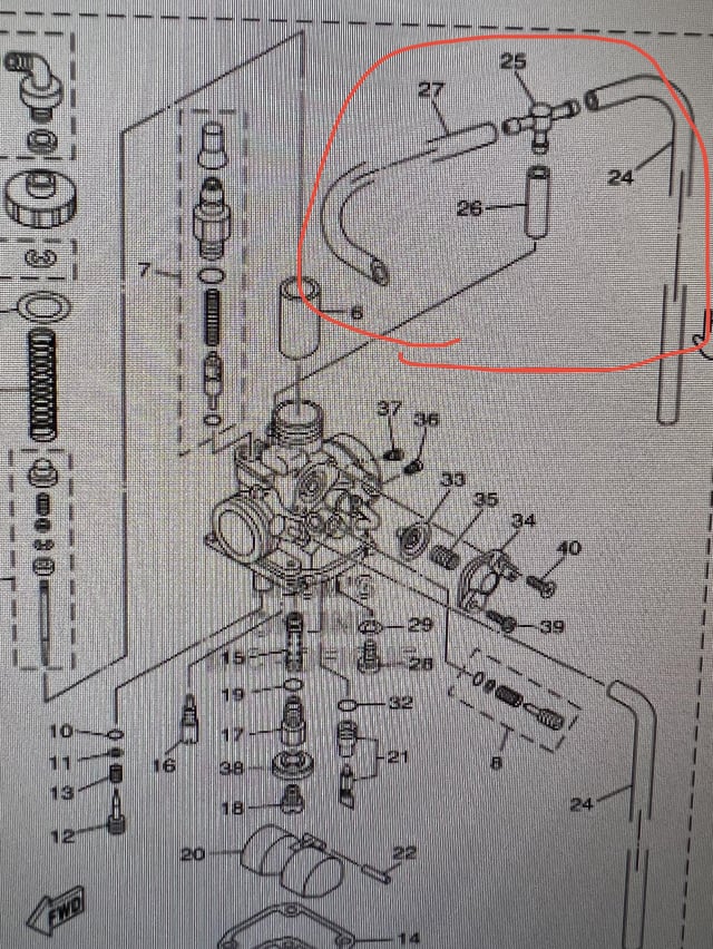 ttr 125 carburetor diagram