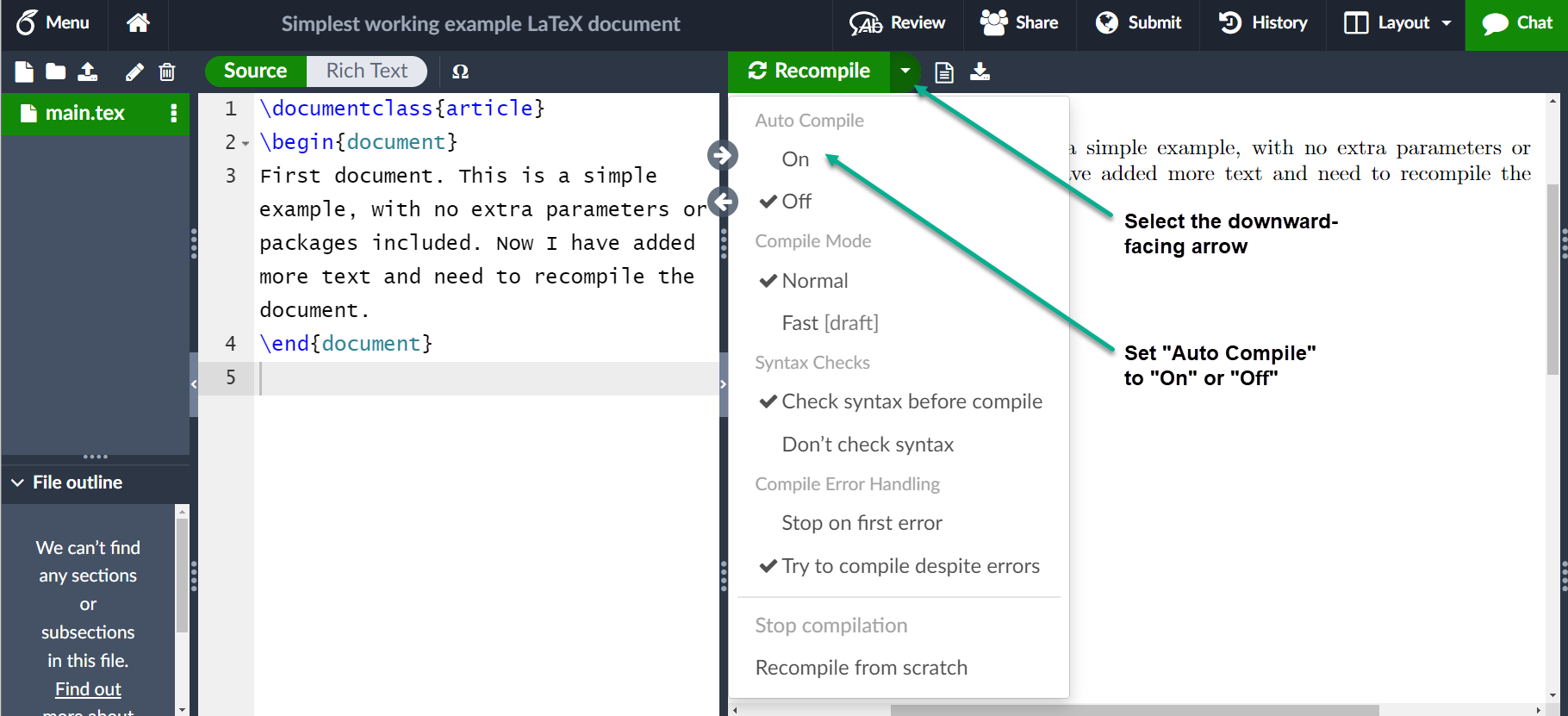 overleaf tutorial