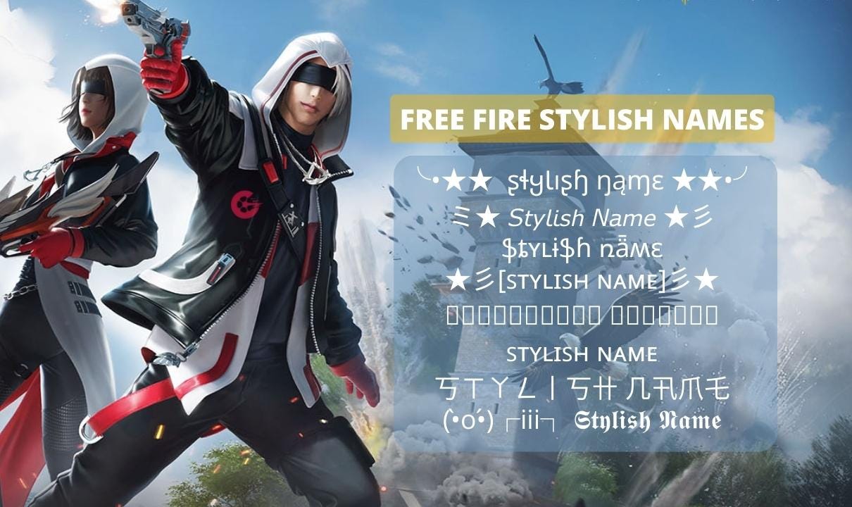 best name for free fire stylish