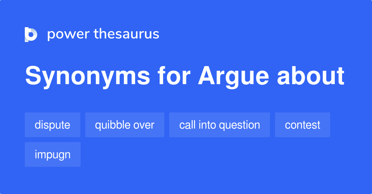 argue against synonym