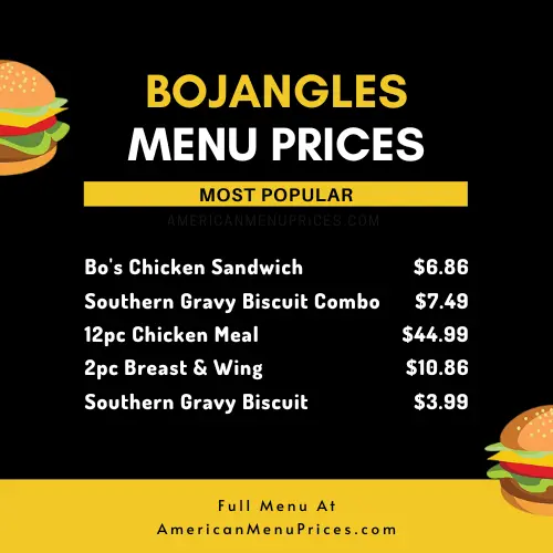 bojangles menu