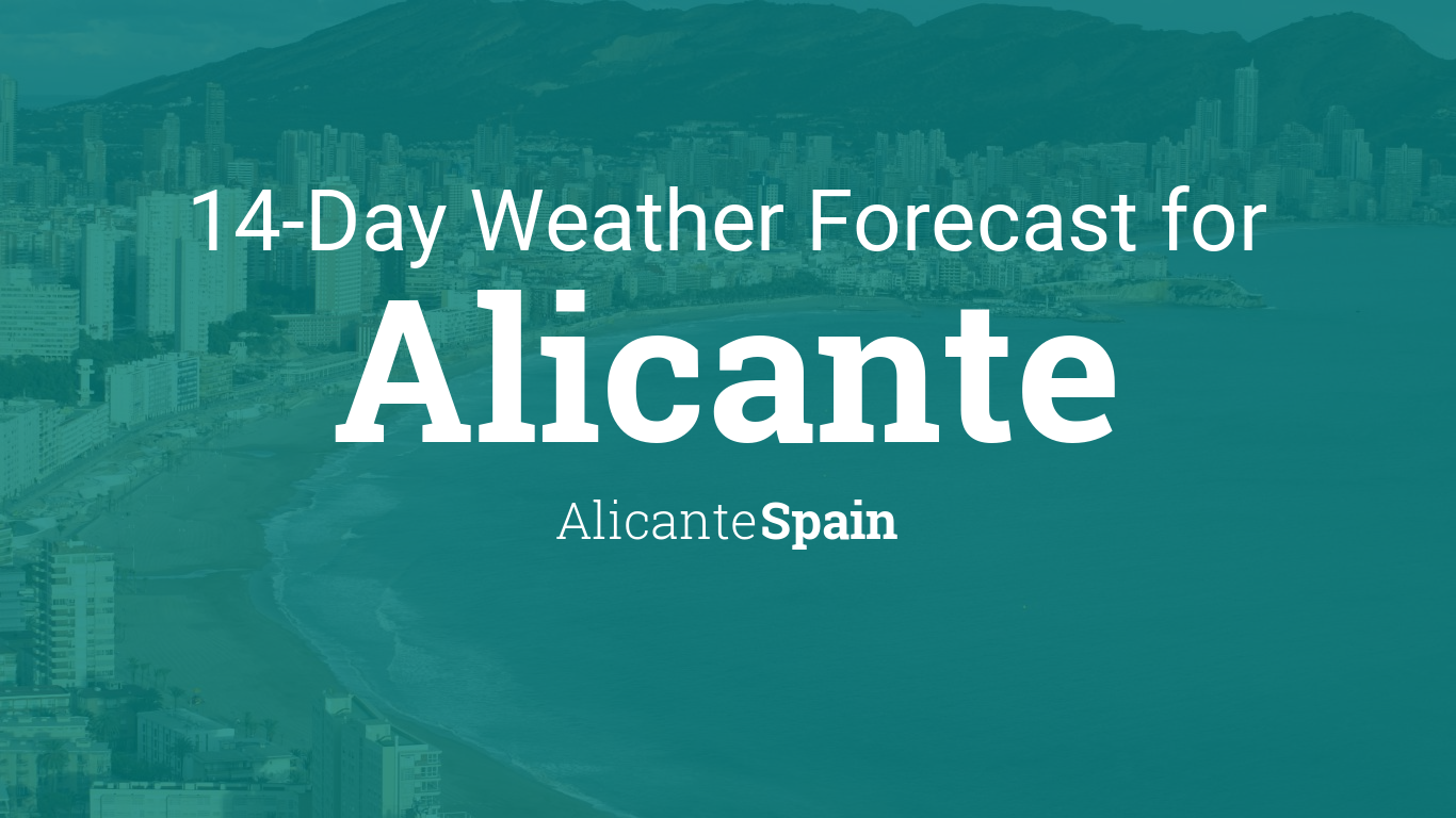 14 day weather alicante spain