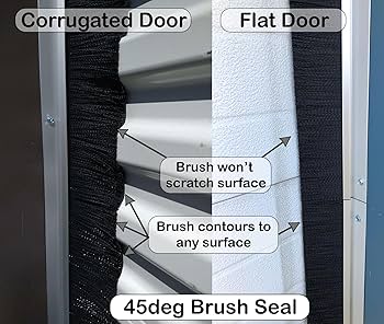 garage door brush seal kit