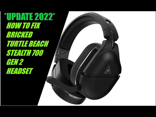 how to update turtle beach stealth 700