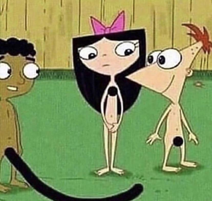 phineas and ferb naked