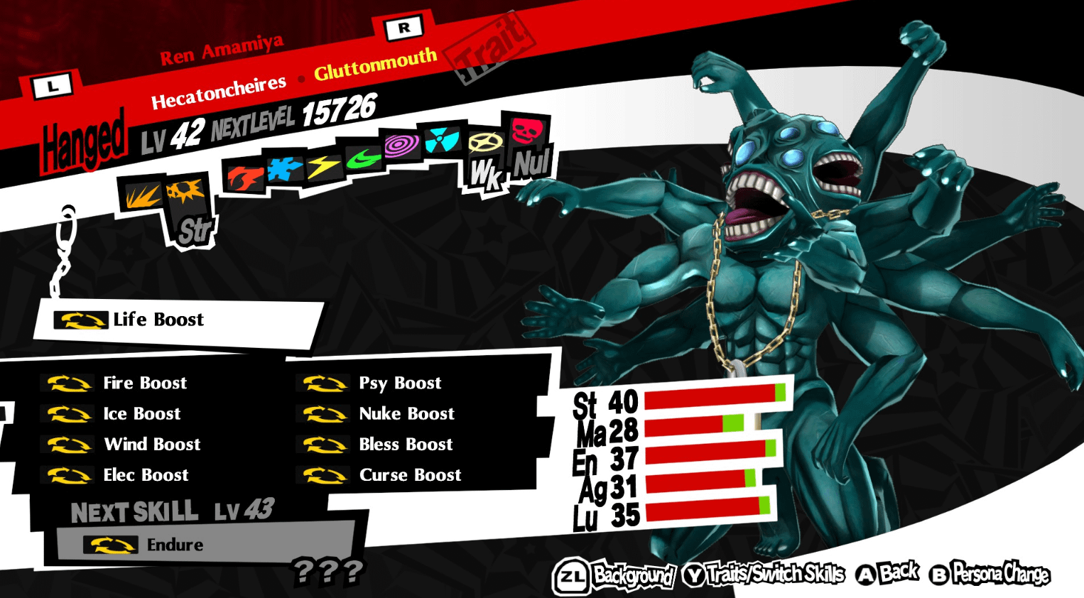 hecatoncheires persona 5 royal with masukunda