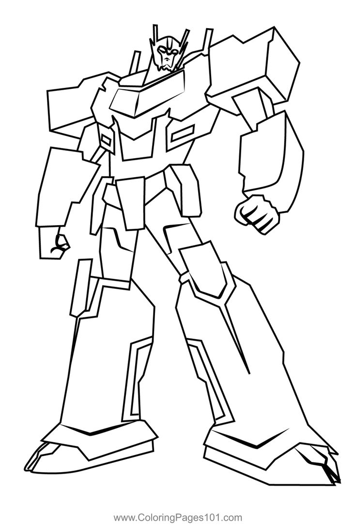 optimus prime coloring pages