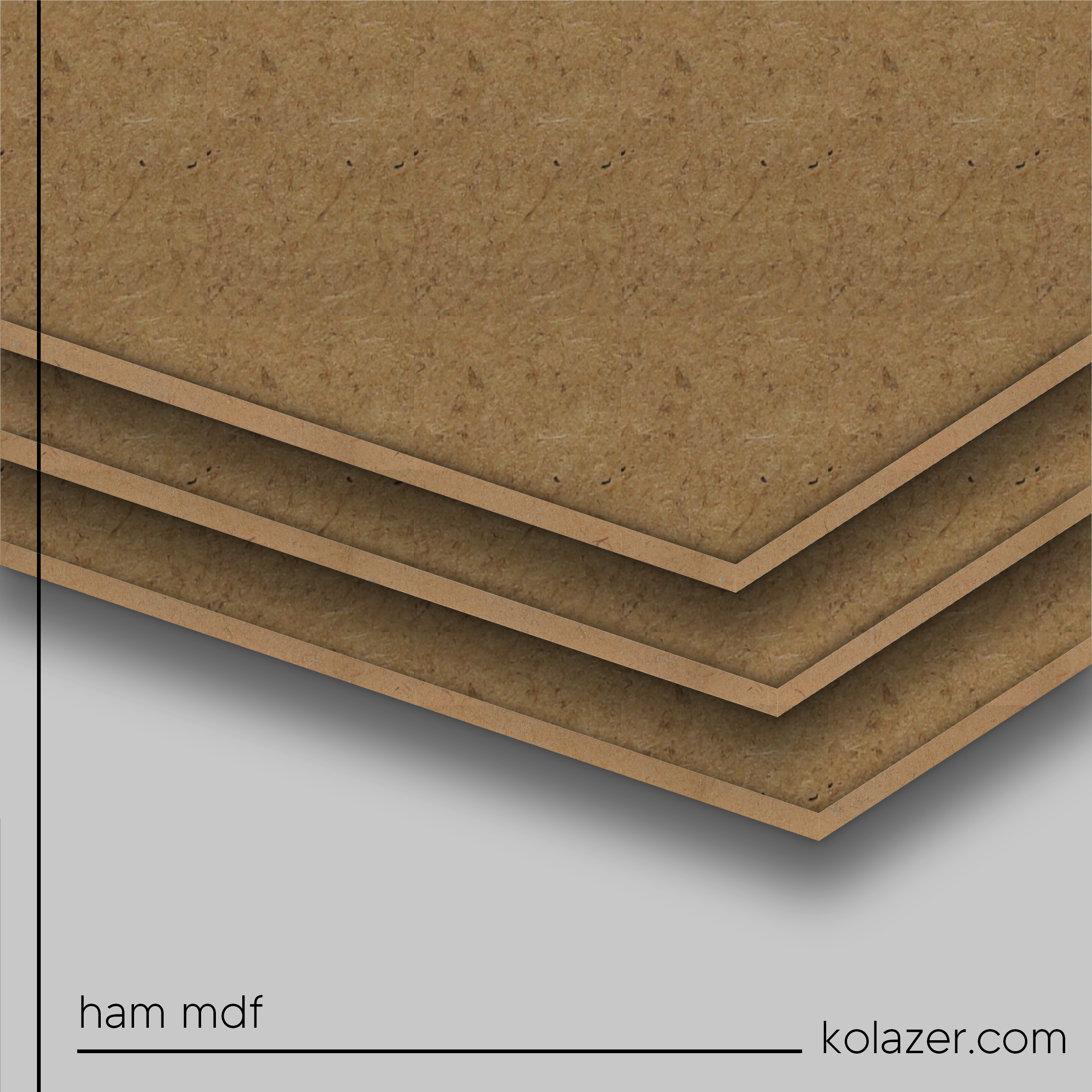 ham mdf ölçüleri