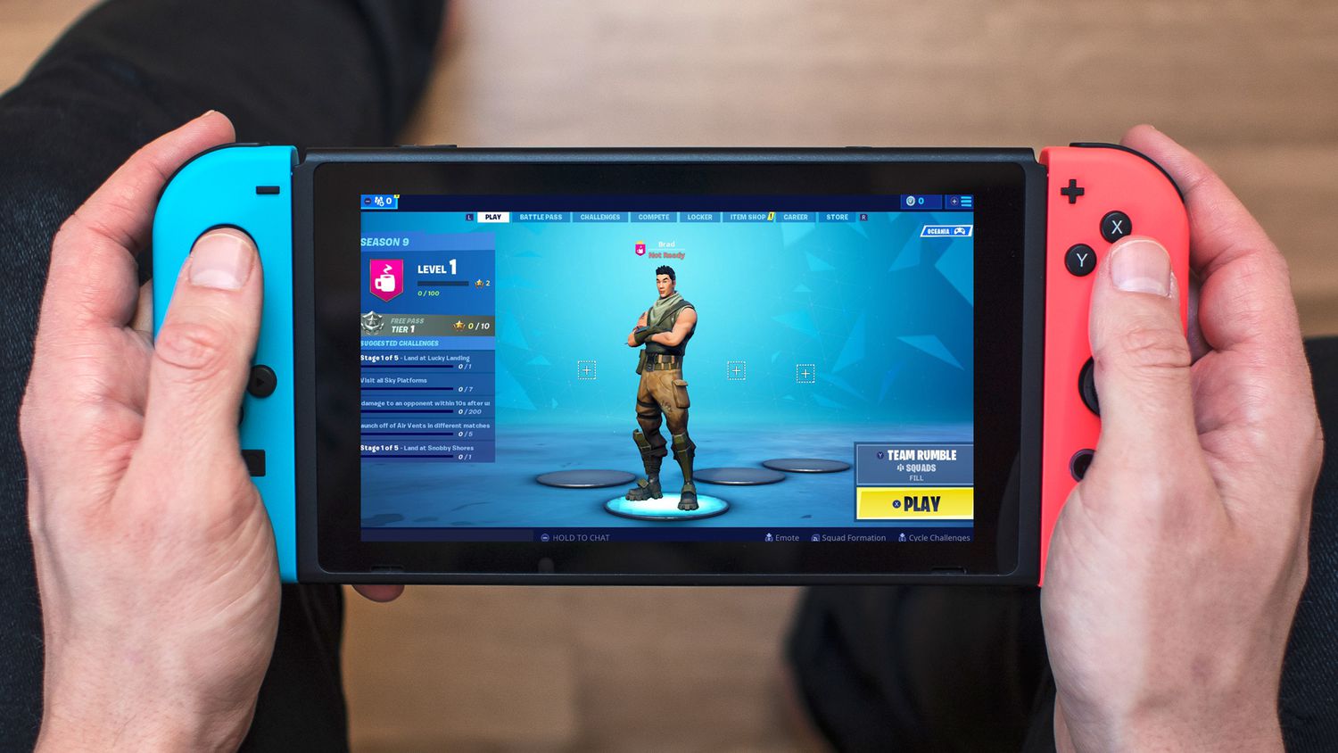 how to play fortnite on switch