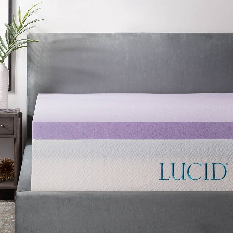 lucid 3 inch mattress topper