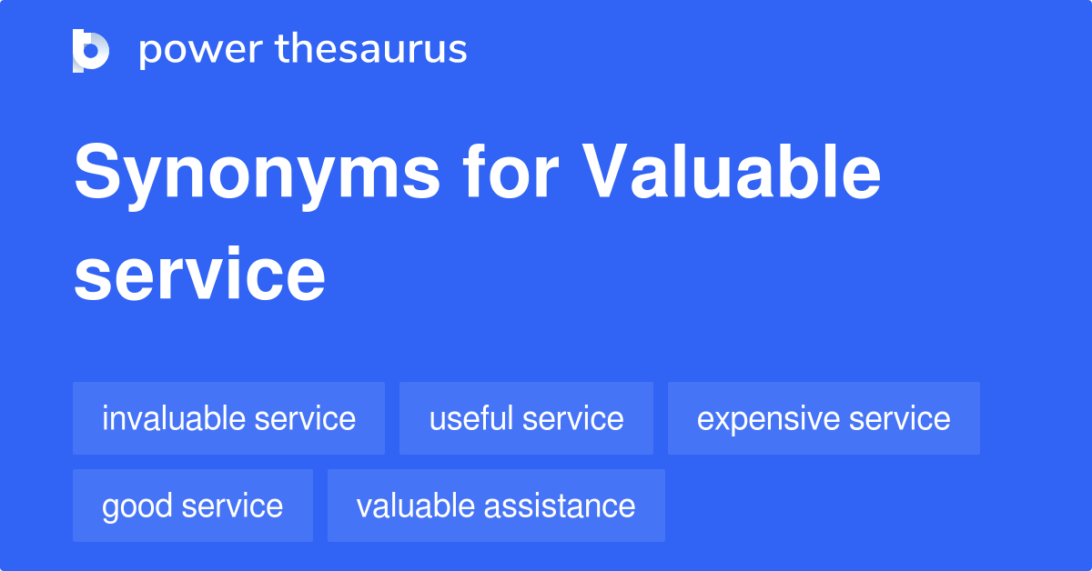 service thesaurus