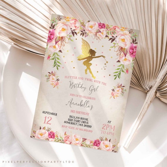 fairy invitations