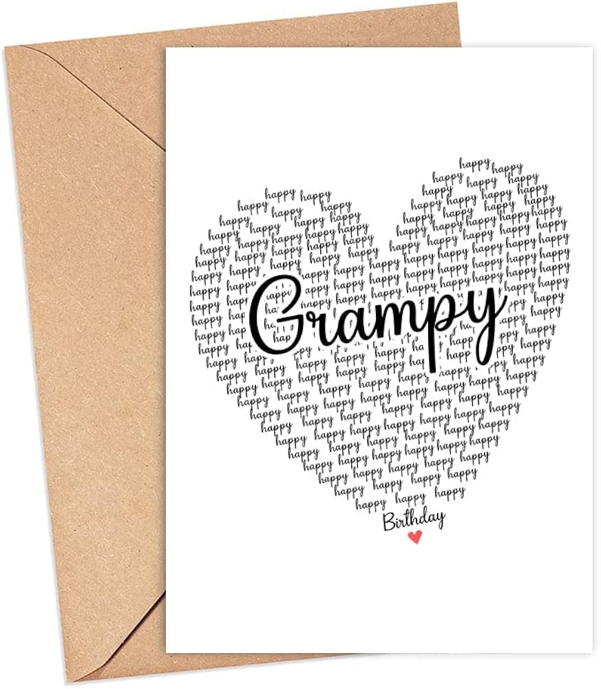 grampy birthday card