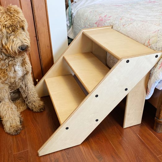 diy dog steps