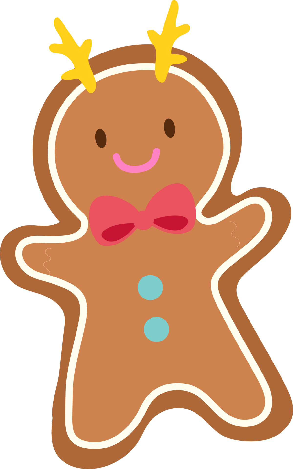 gingerbread man icon