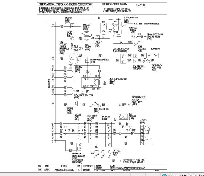 2004 international 4300 fuse box diagram