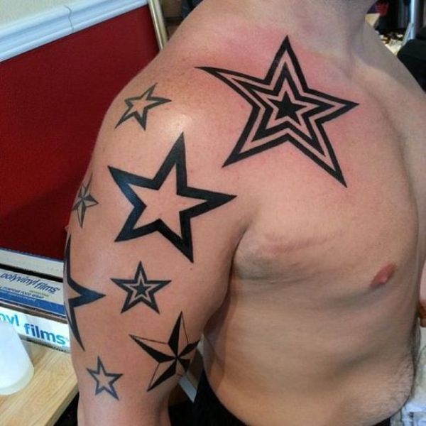 estrellas de tatuajes para hombres