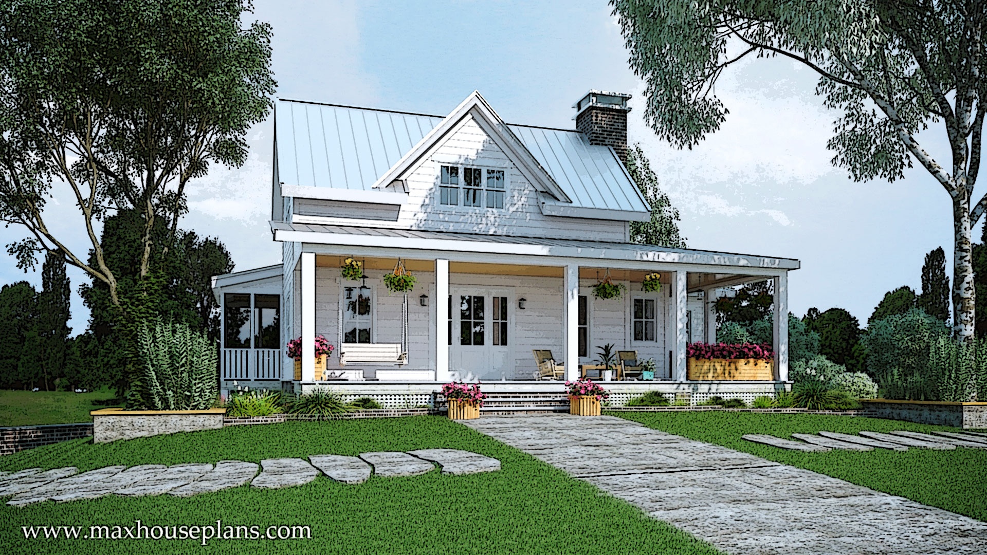 farmhouse plans with wrap around porch