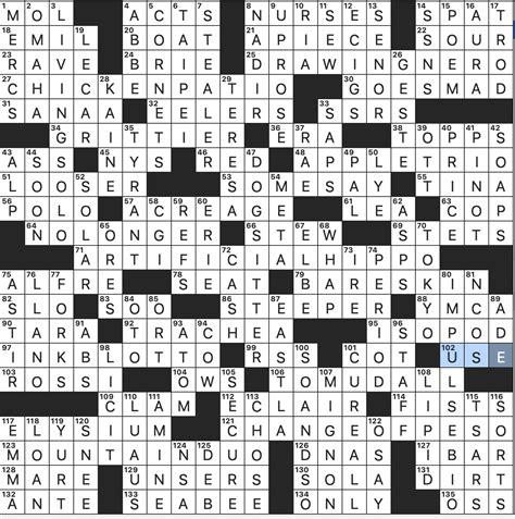 customary practice crossword clue