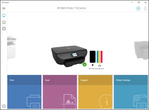 how do you check ink levels on hp printer