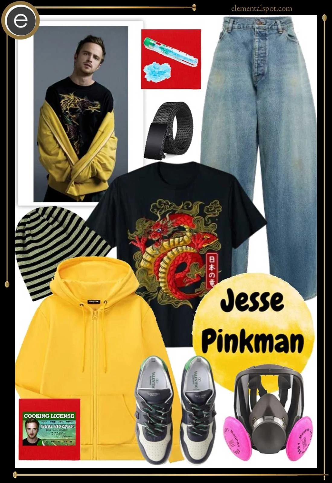 breaking bad jesse pinkman clothes