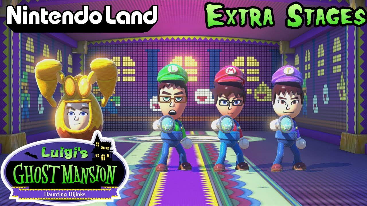 nintendo land luigis mansion