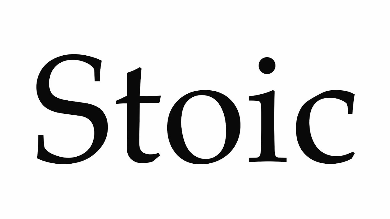 stoical pronunciation