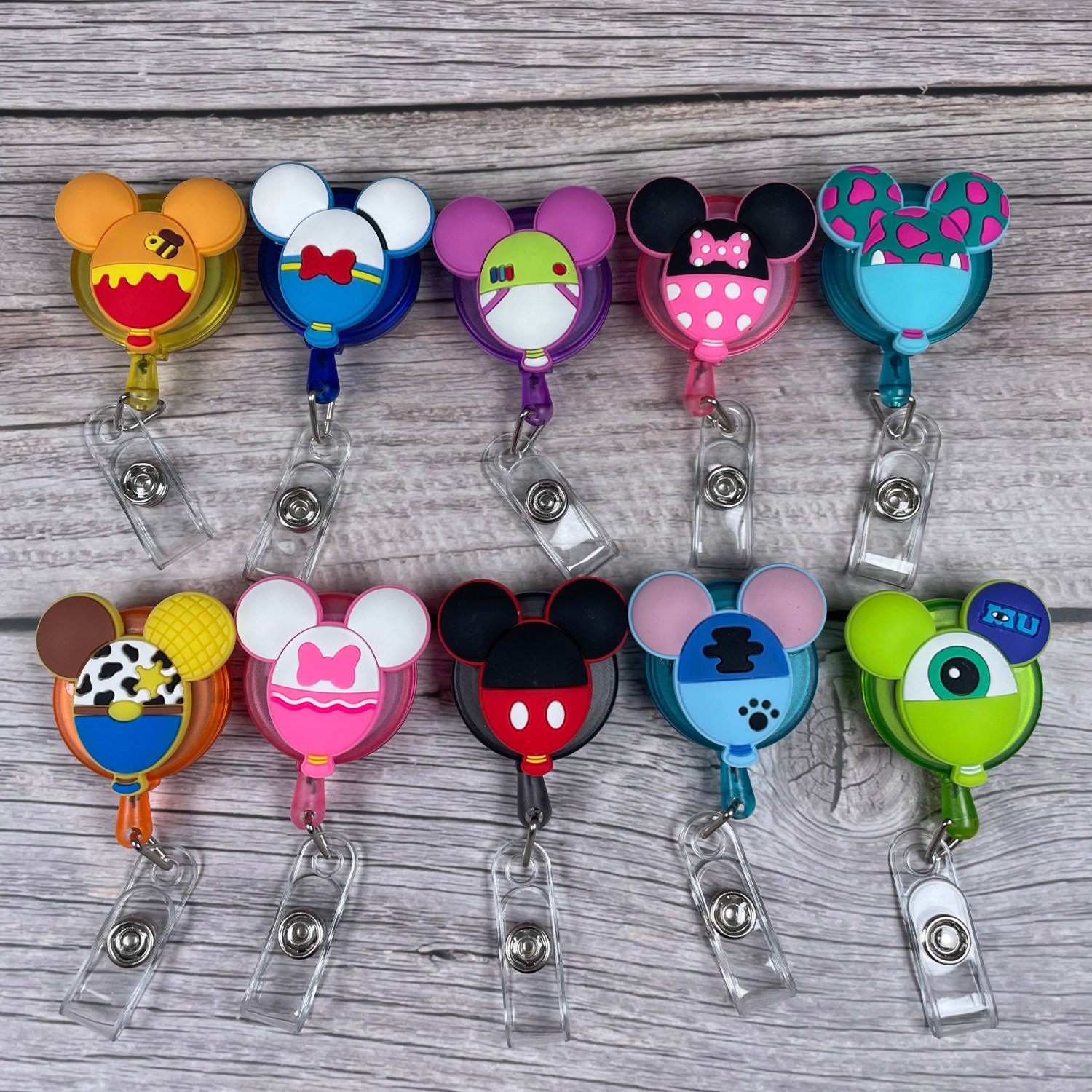 disney retractable badge holder