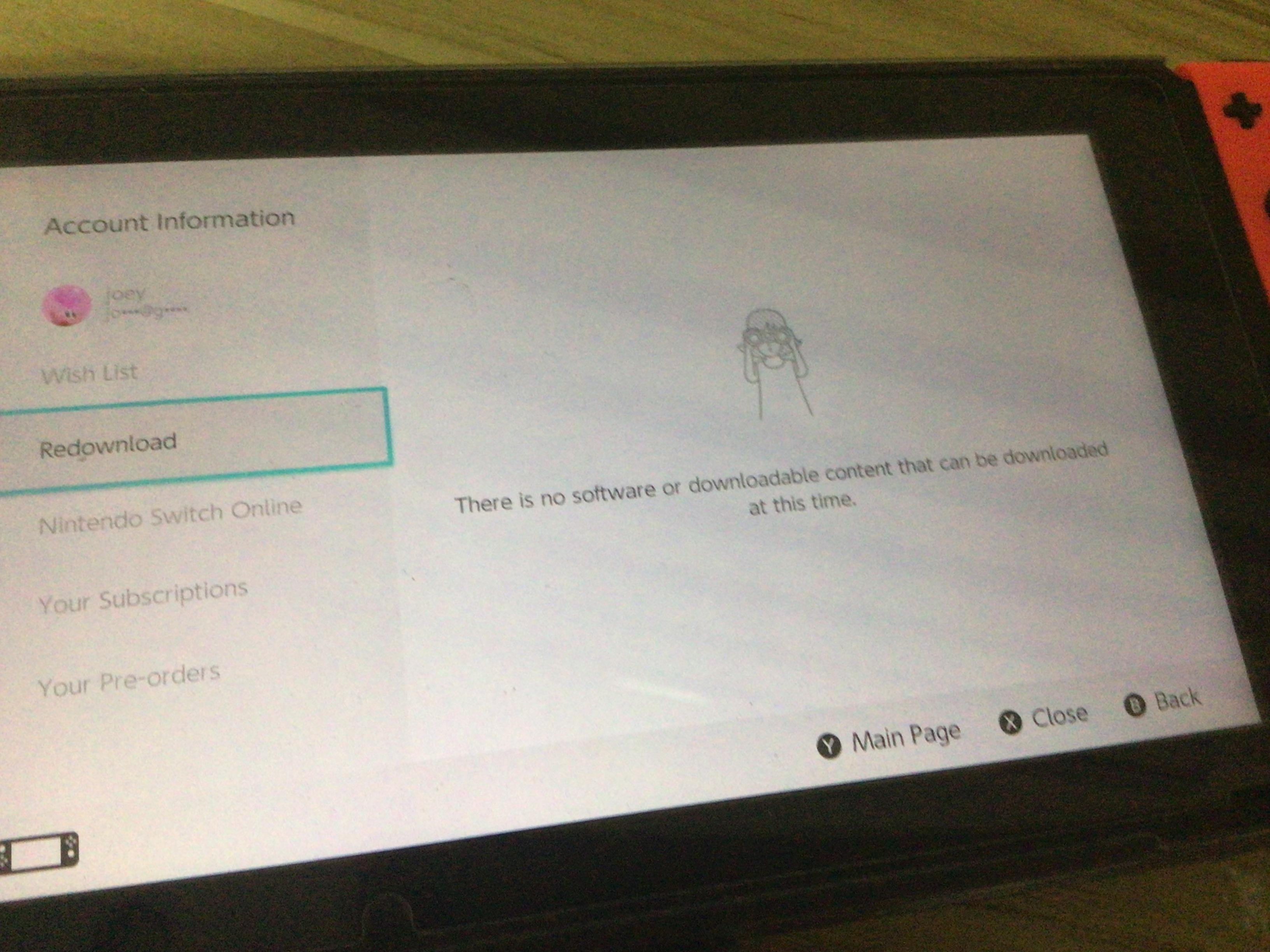 switch game says purchased but not downloaded