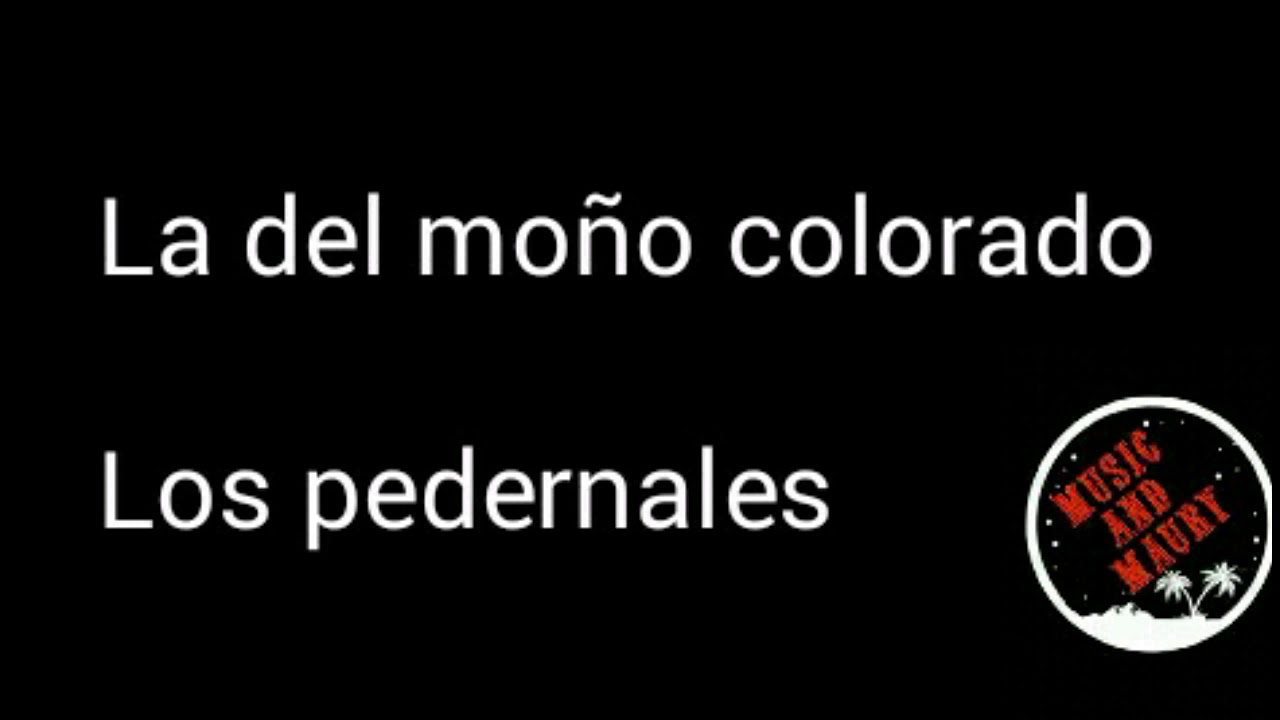 letra del moño colorado