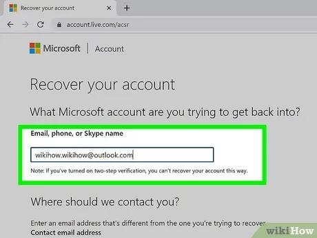 how to recover my hotmail email account