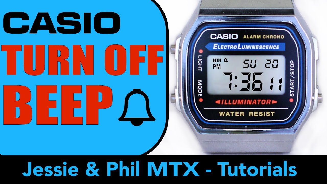 how to turn off alarm on casio watch